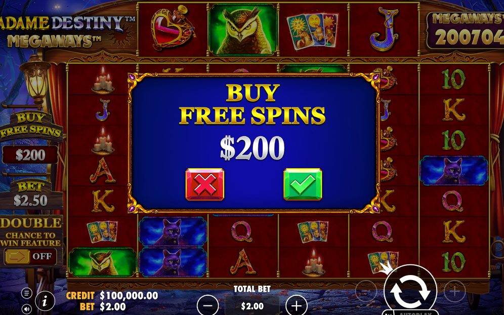 Bonus screen with the Wheel of Fortune before the round