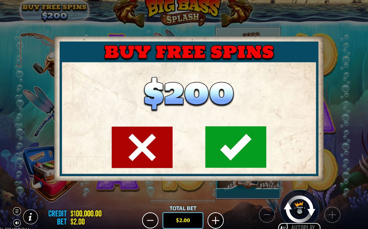 Money Collect round with fish values on the reels